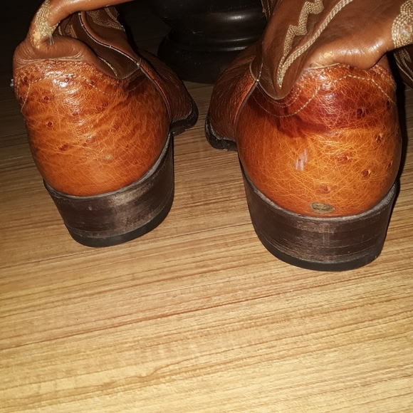 Justin Ostrich Boots - Picture 2 of 4